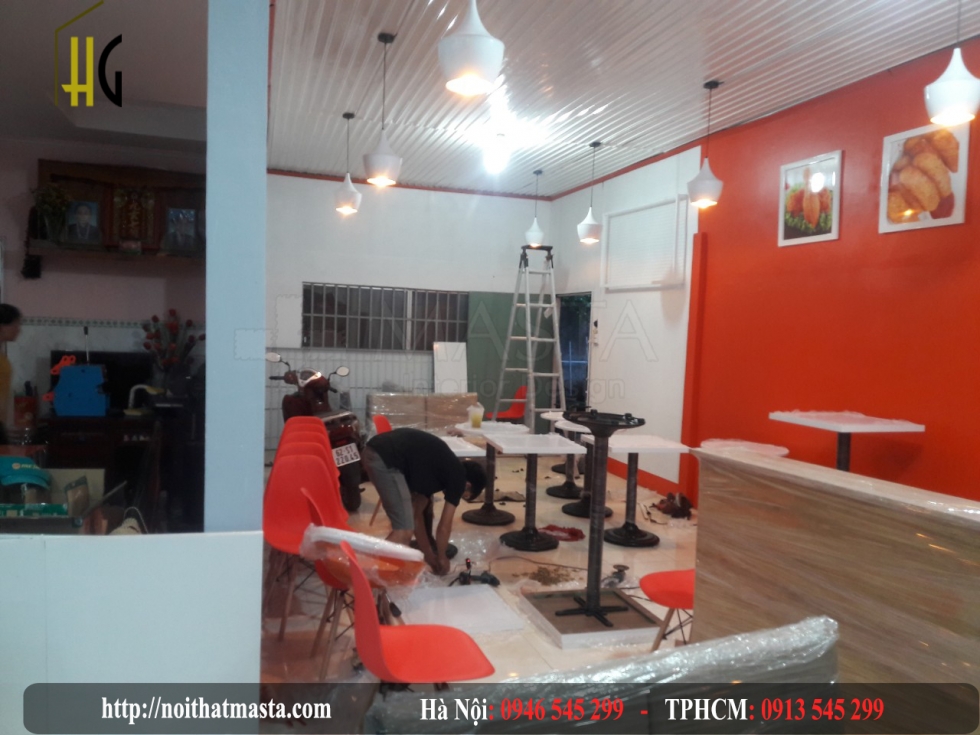 Thiết kế cửa hàng đồ ăn nhanh - chị liên